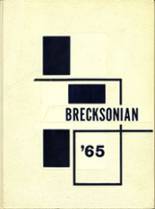 Breckenridge High School 1965 yearbook cover photo