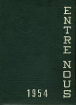 Navarre High School 1954 yearbook cover photo