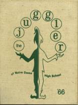 Notre Dame High School 1966 yearbook cover photo