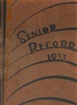 Menominee High School 1933 yearbook cover photo