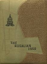 St. Rosalia High School 1959 yearbook cover photo