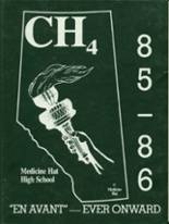 Medicine Hat High School 1986 yearbook cover photo