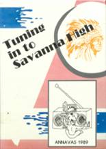 1989 Savanna Community High School Yearbook from Savanna, Illinois cover image