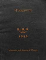 Richwood High School 1940 yearbook cover photo