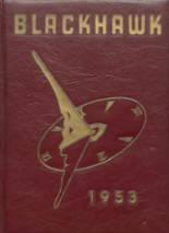 Stockton High School 1953 yearbook cover photo