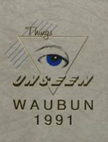 Waupun High School 1991 yearbook cover photo