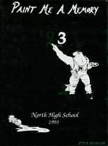 North High School 1993 yearbook cover photo