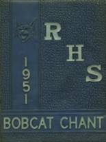 Refugio High School 1951 yearbook cover photo