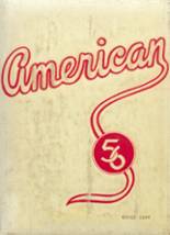 American Fork High School 1956 yearbook cover photo