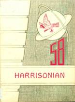 Harrison High School 1958 yearbook cover photo