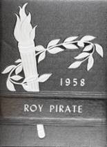 Roy High School 1958 yearbook cover photo