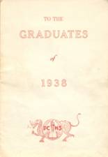 Pekin Community High School 1938 yearbook cover photo