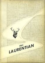 Laurens Community High School 1963 yearbook cover photo