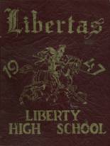 Liberty High School 1947 yearbook cover photo
