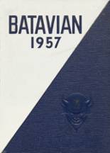 Batavia High School 1957 yearbook cover photo