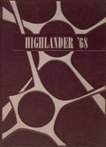 Highland High School 1968 yearbook cover photo