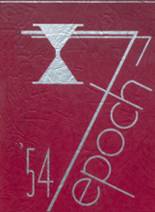 1954 Roosevelt High School Yearbook from Ypsilanti, Michigan cover image