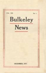 1911 Bulkeley School Yearbook from New london, Connecticut cover image
