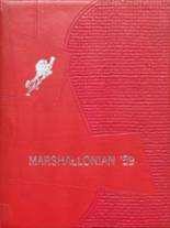Marshall High School 1959 yearbook cover photo