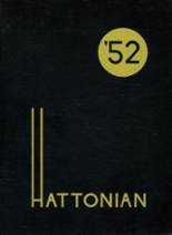 Hatton High School 1952 yearbook cover photo