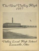 Valley High School 1957 yearbook cover photo