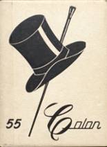 Colon High School 1955 yearbook cover photo