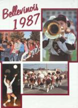 Belleville Township High School 1987 yearbook cover photo