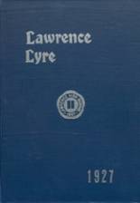 1927 Lawrence High School Yearbook from Fairfield, Maine cover image