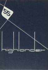 Grandview Heights High School 1955 yearbook cover photo
