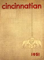 University of Cincinnati 1951 yearbook cover photo