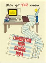 Lumberton High School 1984 yearbook cover photo