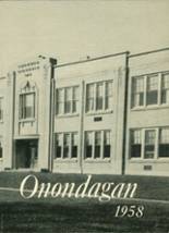Onondaga High School 1958 yearbook cover photo