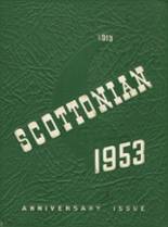 Scott High School 1953 yearbook cover photo