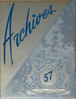 Bruce High School 1957 yearbook cover photo
