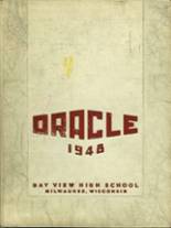 Bay View High School 1948 yearbook cover photo