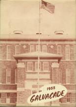 Galva High School 1955 yearbook cover photo