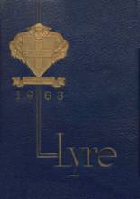 1963 Lawrence High School Yearbook from Fairfield, Maine cover image