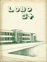 Monahans High School 1954 yearbook cover photo