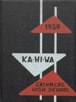 Cashmere High School 1959 yearbook cover photo