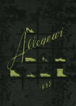 Allegany High School 1952 yearbook cover photo