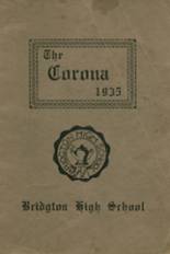 Bridgton High School 1935 yearbook cover photo