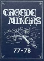 Creede High School 1978 yearbook cover photo