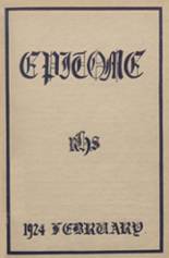 1924 Reading High School Yearbook from Reading, Pennsylvania cover image