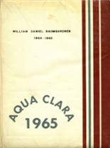 Clearwater High School 1965 yearbook cover photo