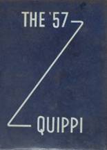 Quincy High School 1957 yearbook cover photo