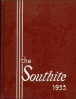 South High School 1953 yearbook cover photo