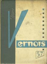 Mt. Vernon Township High School 1957 yearbook cover photo