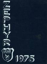 Lear School 1975 yearbook cover photo