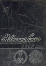 Lanier/Miller High School 1958 yearbook cover photo