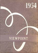 College View High School 1954 yearbook cover photo